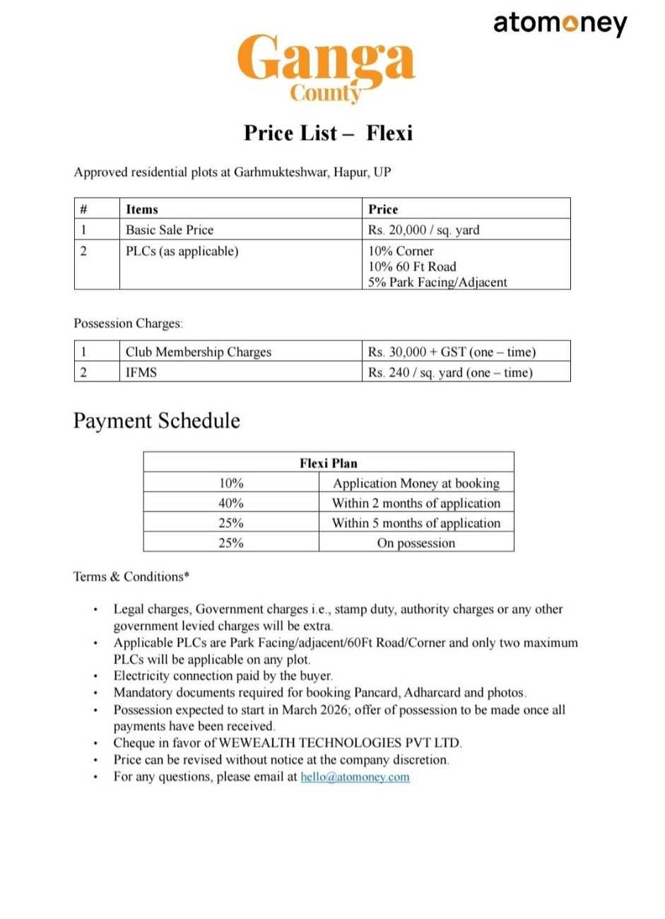 3BHK Price List